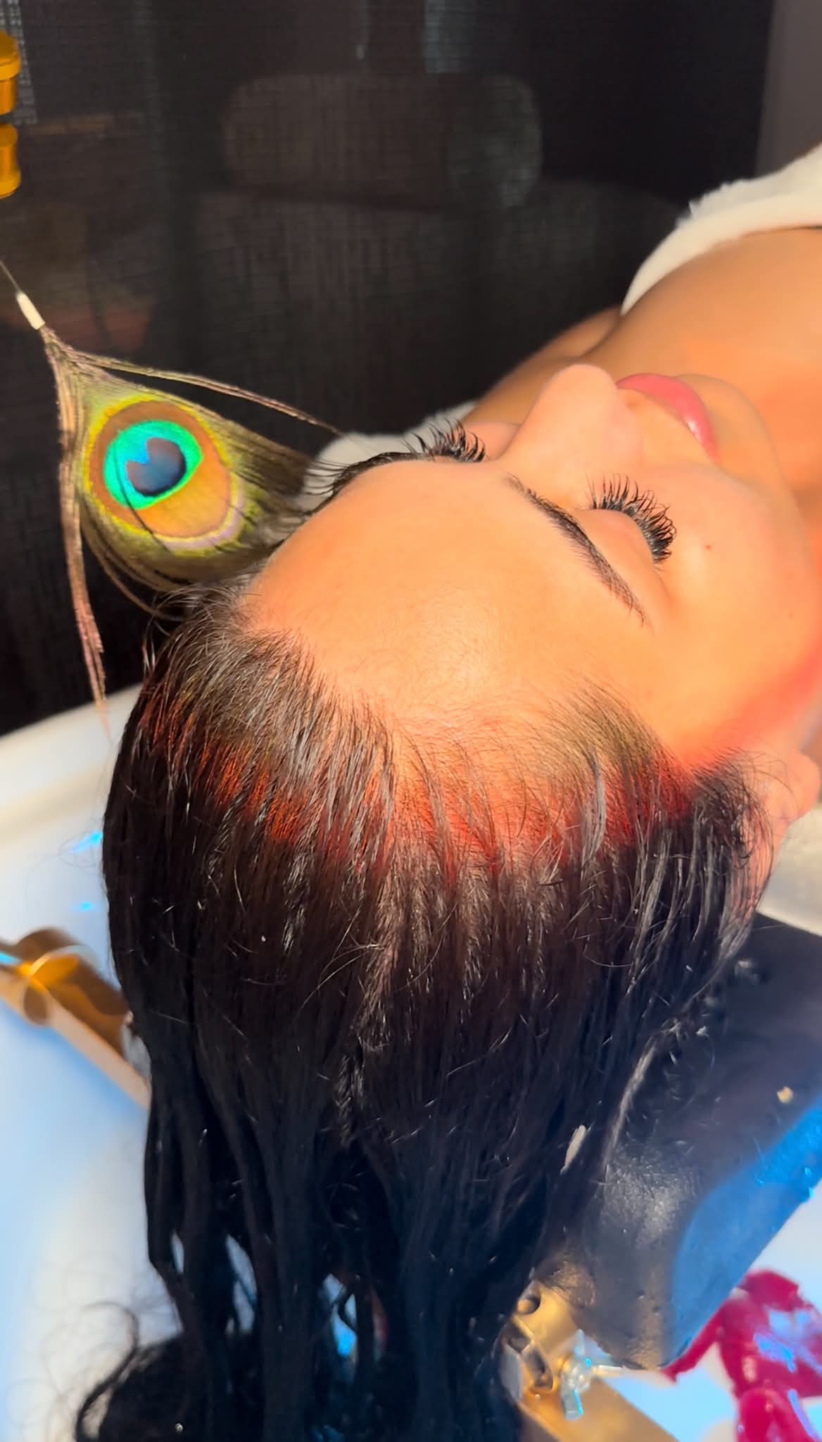 Refreshed scalp and hair