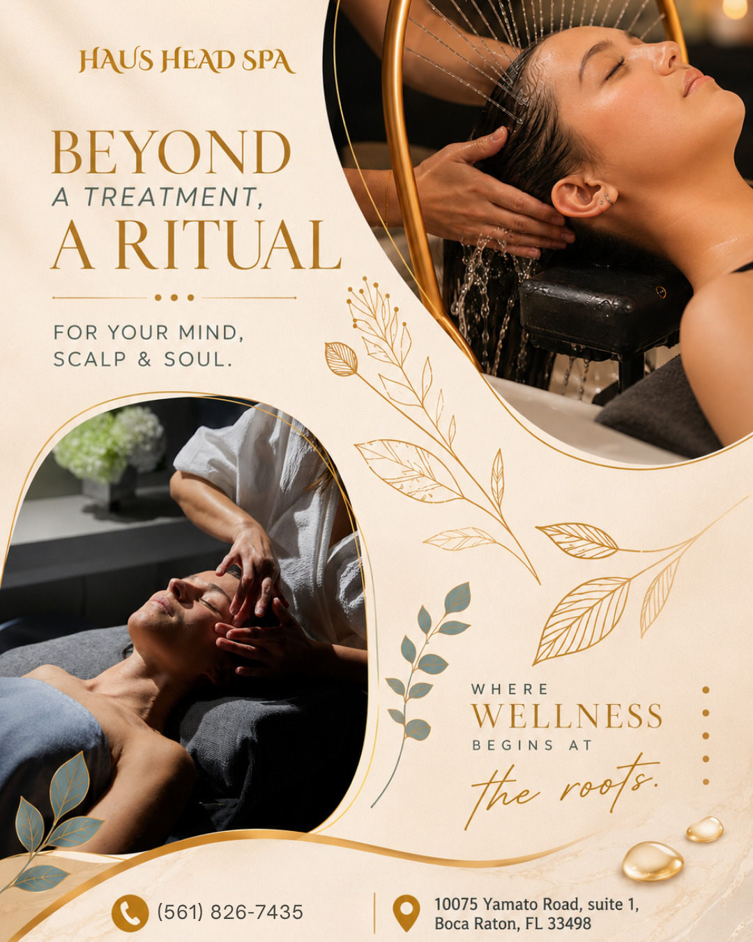 Haus Head Spa serene treatment rooms